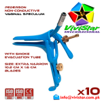 Pederson Vaginal Speculum Extra Narrow Gynecology Obstetrics Leep Insulated smoke evacuation Electrosurgical Instruments Coagulate Tissues European Europe Blue Coating Pack of 10