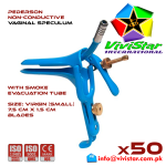 Pederson Vaginal Speculum Virgin Small S Gynecology Obstetrics Leep Insulated smoke evacuation Electrosurgical Instruments Coagulate Tissues European Europe Blue Coating Pack of 50