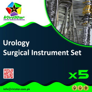 Urology Surgical Instrument Set Cystoscopy TURP Nephrectomy Prostatectomy Circumcision Randall Forceps Albarran Deflector Allis Tissue Babcock Metzenbaum Scissors Balfour Clamps Pack of 5 Sets