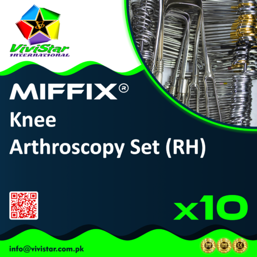 Knee Arthroscopy Set- Duckbill Punch Rotary Scissor Suture Forceps-Straight-Arthroscopic-Endoscopy-Handle-Acufex-Silcut-Ring-Surgery Aligator Pack of 10 Surgical Instruments Sialkot Pakistan Scissors Forceps Kerrison Rongeur USA Mexico Brazil Germany Africa Europe Spain