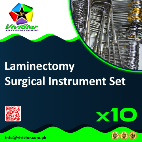 Laminectomy Surgical Instrument Set craniotomy craniectomy intracranial hematoma aneurysm hydrocephalus spinal decompression Neurosurgery Pack of 10 Sets
