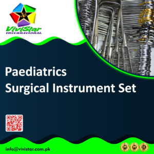 Paediatrics (Peads) Surgical Instrument Set general surgery, neonatal, soft tissue procedures, abdominal interventions, urological minor orthopedic Circumcision Tissue Babcock Metzenbaum Scissors Balfour Clamps