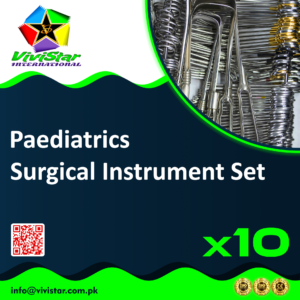 Paediatrics (Peads) Surgical Instrument Set general surgery, neonatal, soft tissue procedures, abdominal interventions, urological minor orthopedic Circumcision Tissue Babcock Metzenbaum Scissors Balfour Clamps Pack of 10 Sets