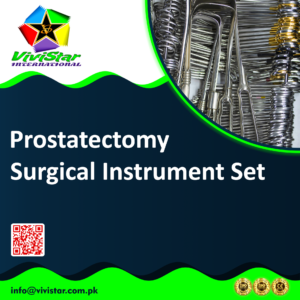 Prostatectomy Surgical Instrument Set urological radical open laparoscopic robotic-assisted transvesical prostate pelvic lymph node dissection bladder neck reconstruction Allis Pean Foerster