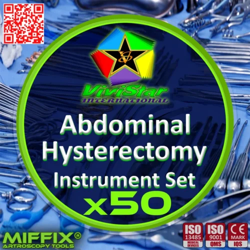 Comprehensive High-Precision Suite for Major Gynecological Surgery The Vivistar Total Abdominal Hysterectomy (TAH) Set is an elite-tier collection of 196 instruments specifically curated for complex pelvic procedures