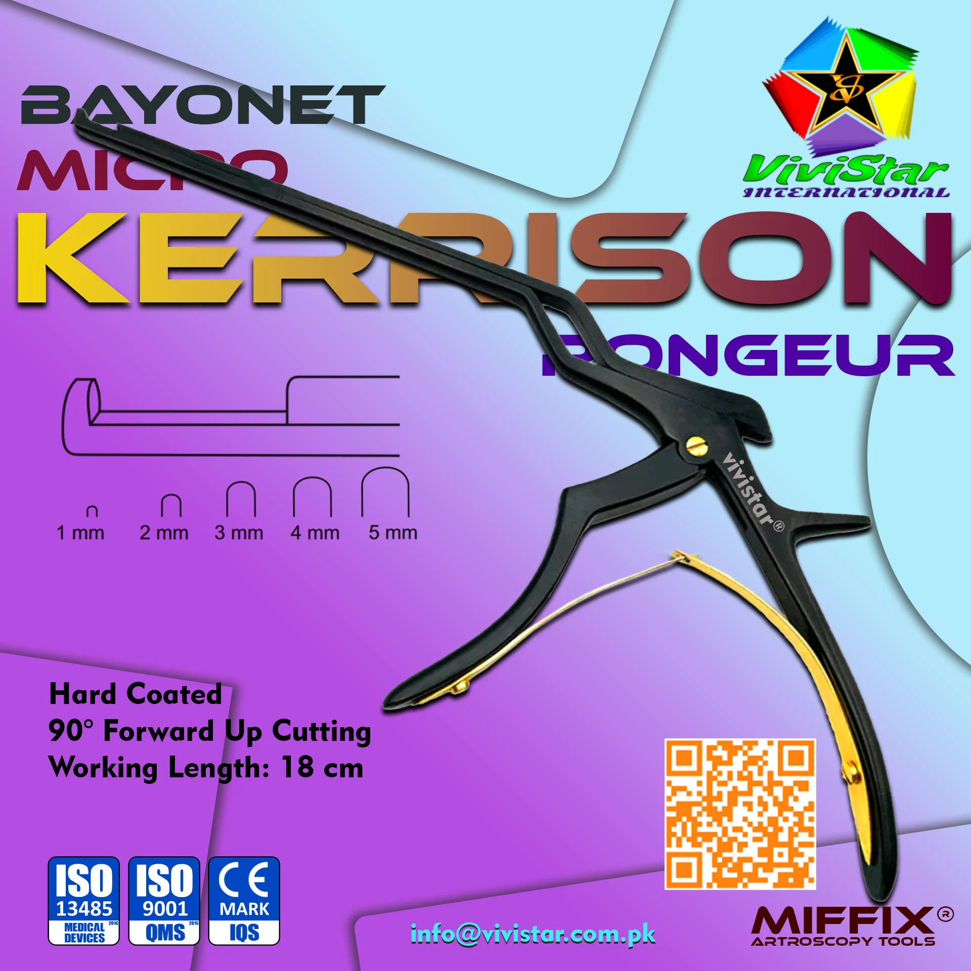 The Bayonet Micro Kerrison Rongeur is a specialized instrument engineered for high-stakes neurosurgical and spinal procedures where visibility and precision are non-negotiable.