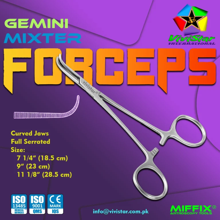 Gemini Mixter Forceps Superior Hemostatic Control & Precision Dissection