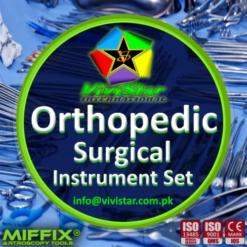 Orthopedic Instrument Set Hip Replacement Knee Shoulder Arthroscopy Laminectomy joint Discectomy Vivistar Orthopedic Surgical Instrument Set Comprehensive Solutions for Bone & Joint Surgery