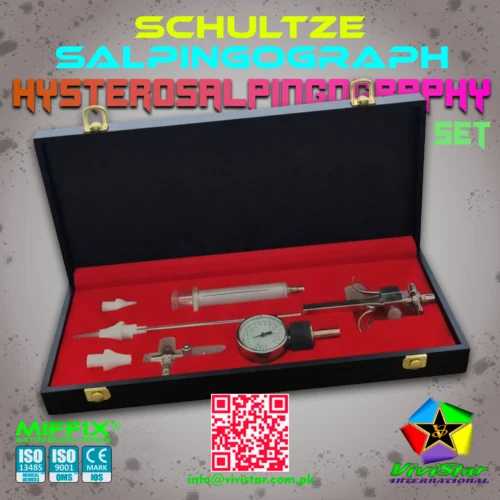 Schultze Salpingograph HSG Set - Hysterosalpingography - Fallopian Tube Cannulation - Infertility Diagnostic - Fluoroscopic - Sonosalpingography 2 The Schultze Salpingograph (HSG) Set is a specialized professional system designed for Hysterosalpingography, offering clinicians unmatched accuracy in evaluating uterine anatomy and fallopian tube patency.