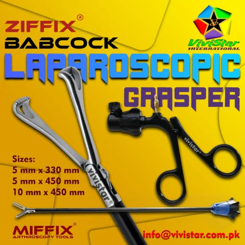 The ZIFFIX Babcock Series Precision Meets Durability ZIFFIX® Babcock Laparoscopic Grasper