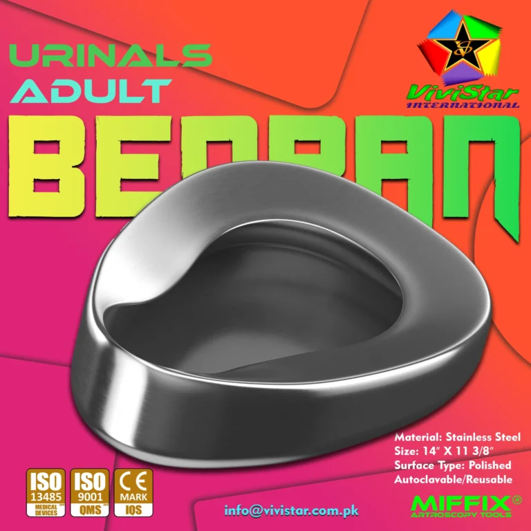 Vivistar Professional Adult Bedpans & Urinals Durable Hygiene Solutions for Clinical & Home Care