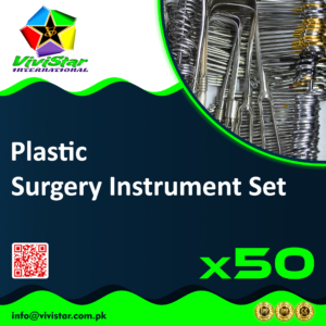 Plastic Surgery Instrument Set aesthetic reconstructive procedures rhinoplasty blepharoplasty facelift liposuction abdominoplasty skin grafting Pack of 50 Sets
