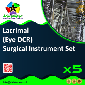 Lacrimal Eye DCR Surgical Instrument Set dacryocystorhinostomy dacryocystectomy DCT probing irrigation silicone tube intubation canalicular repair procedures Pack of 5 Sets