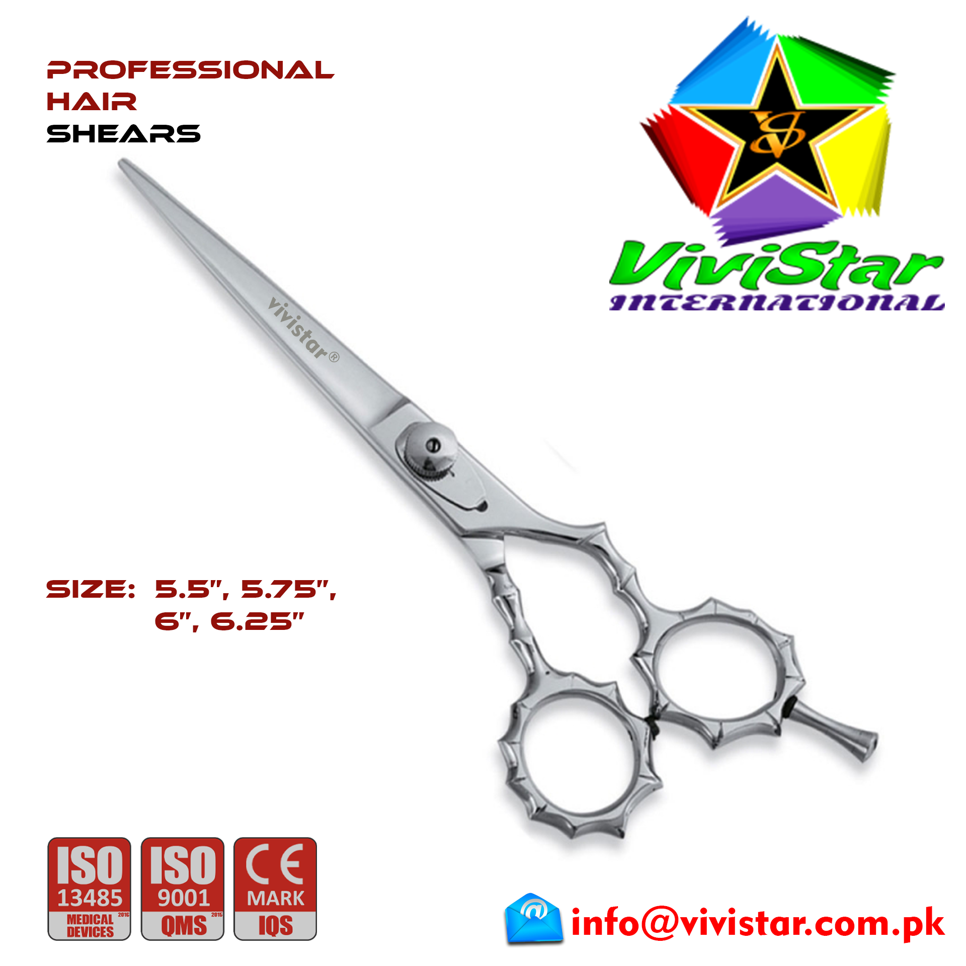 Professional hair shears Custom logo Barber scissors cutting shears set United States Pakistan United Kingdom Australia Standard Salon Sizes Super Cut SuperCut