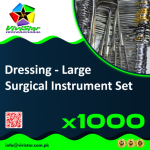Dressing Surgical Instrument Set Large comprehensive high quality minor procedures wound suturing abscess drainage minor excisions post-operative care hospitals clinics emergency Pack of 1000 1k Sets