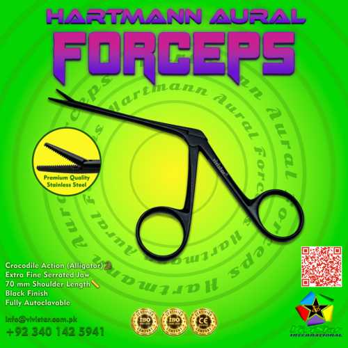 Hartmann Aural Forceps – High-Precision ENT Micro-Surgery@0.5x Hartmann Aural Forceps – High-Precision ENT Micro-Surgery
