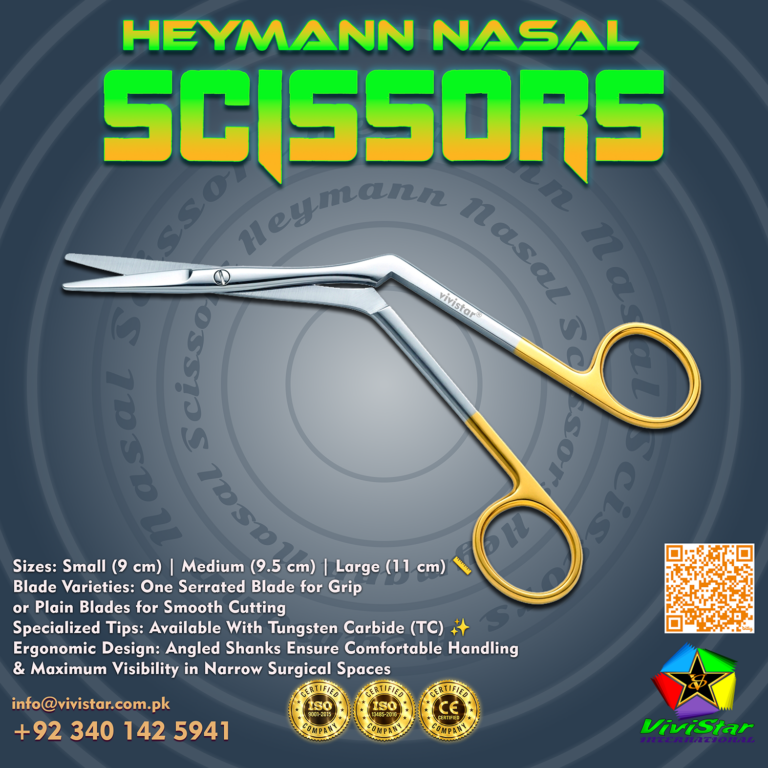 ✂️ Heymann Nasal Scissors – Precision for Rhinology & ENT Surgery