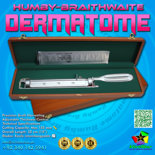 Humby Braithwaite Dermatome – Excellence in Skin Grafting Knife@0.5x Humby Braithwaite Dermatome – Excellence in Skin Grafting Knife