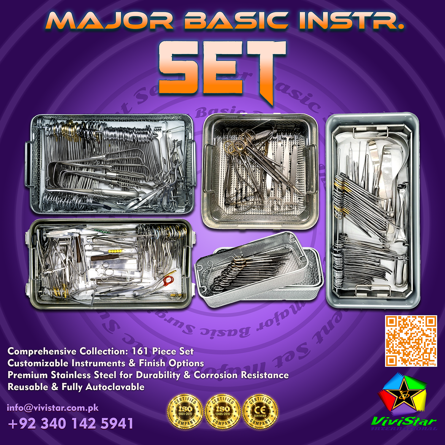 Major Basic Surgical Instrument Set