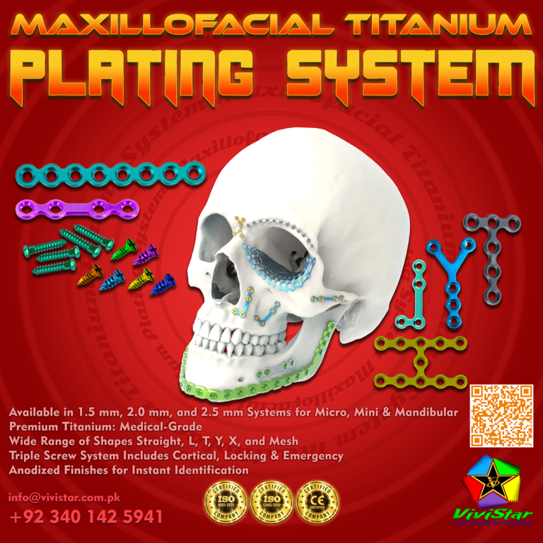 💀 Maxillofacial Titanium Plating System – Advanced Osteosynthesis Solutions