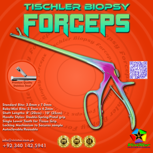 The Gold Standard in Cervical Tissue Sampling & Colposcopy Precision and diagnostic reliability are paramount in gynecological oncology. The Tischler Biopsy Forceps are engineered to provide surgeons with a clean, high-quality tissue specimen
